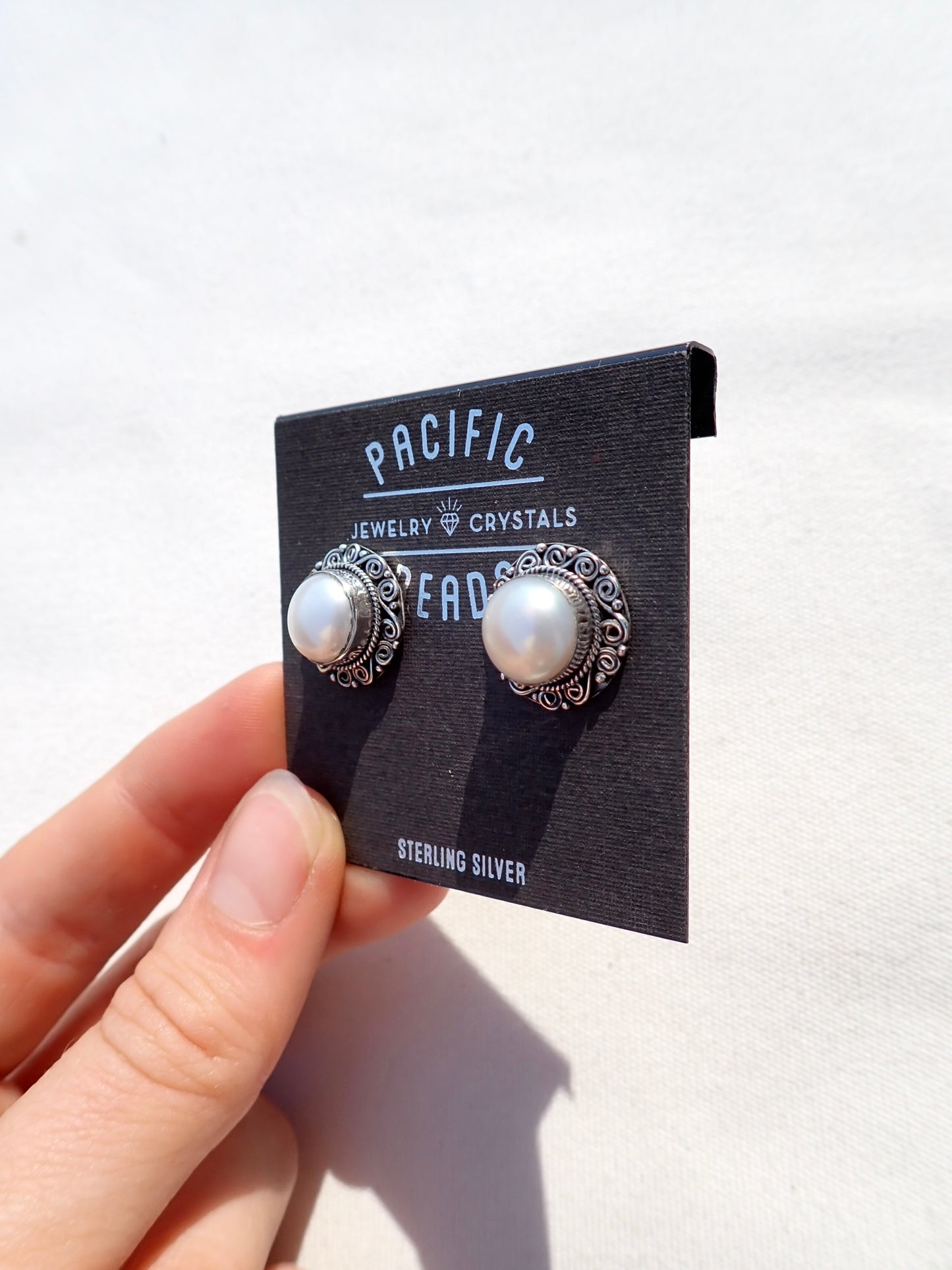 S.S. Pearl Stud Earrings