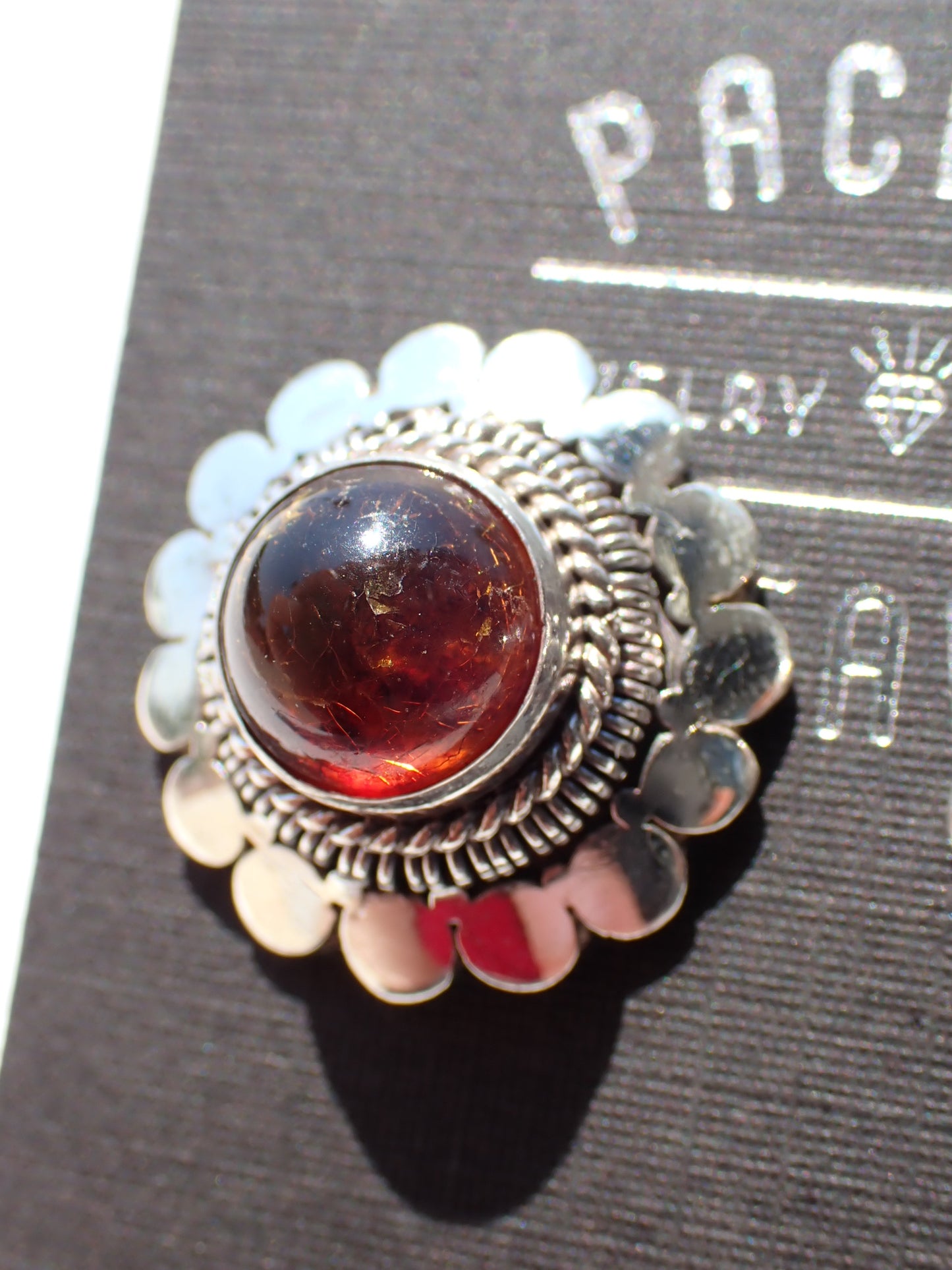 S.S. Amber Stud Earrings