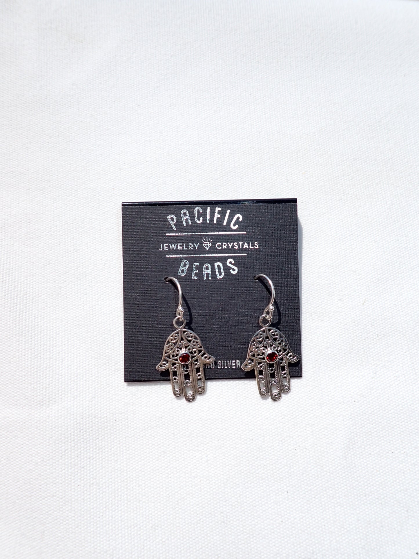 S.S. Hamsa Drop Earrings