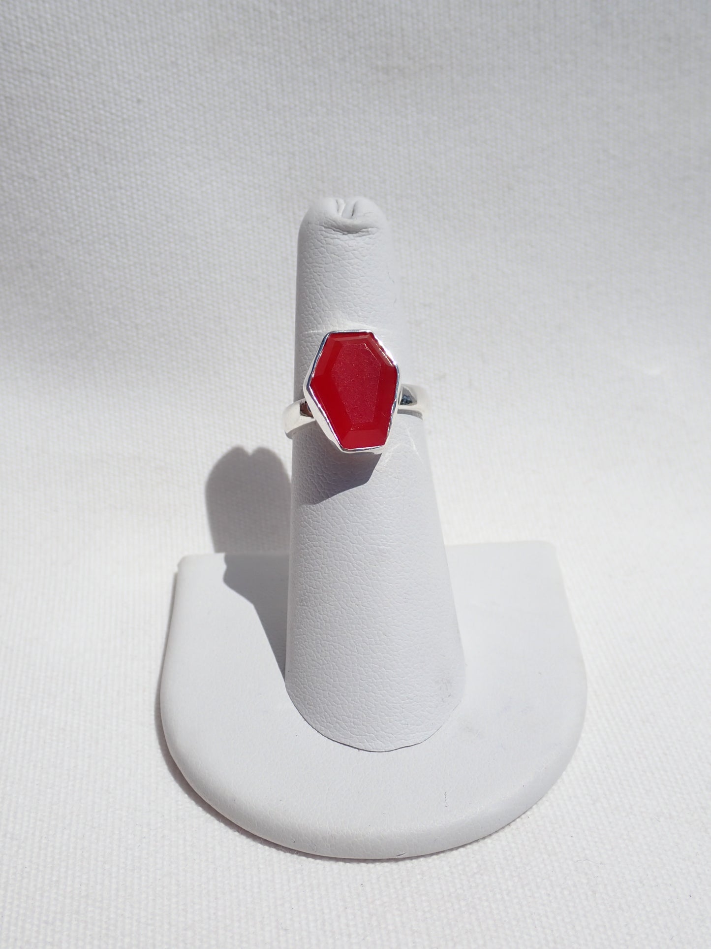 S.S. Carnelian Coffin Rings
