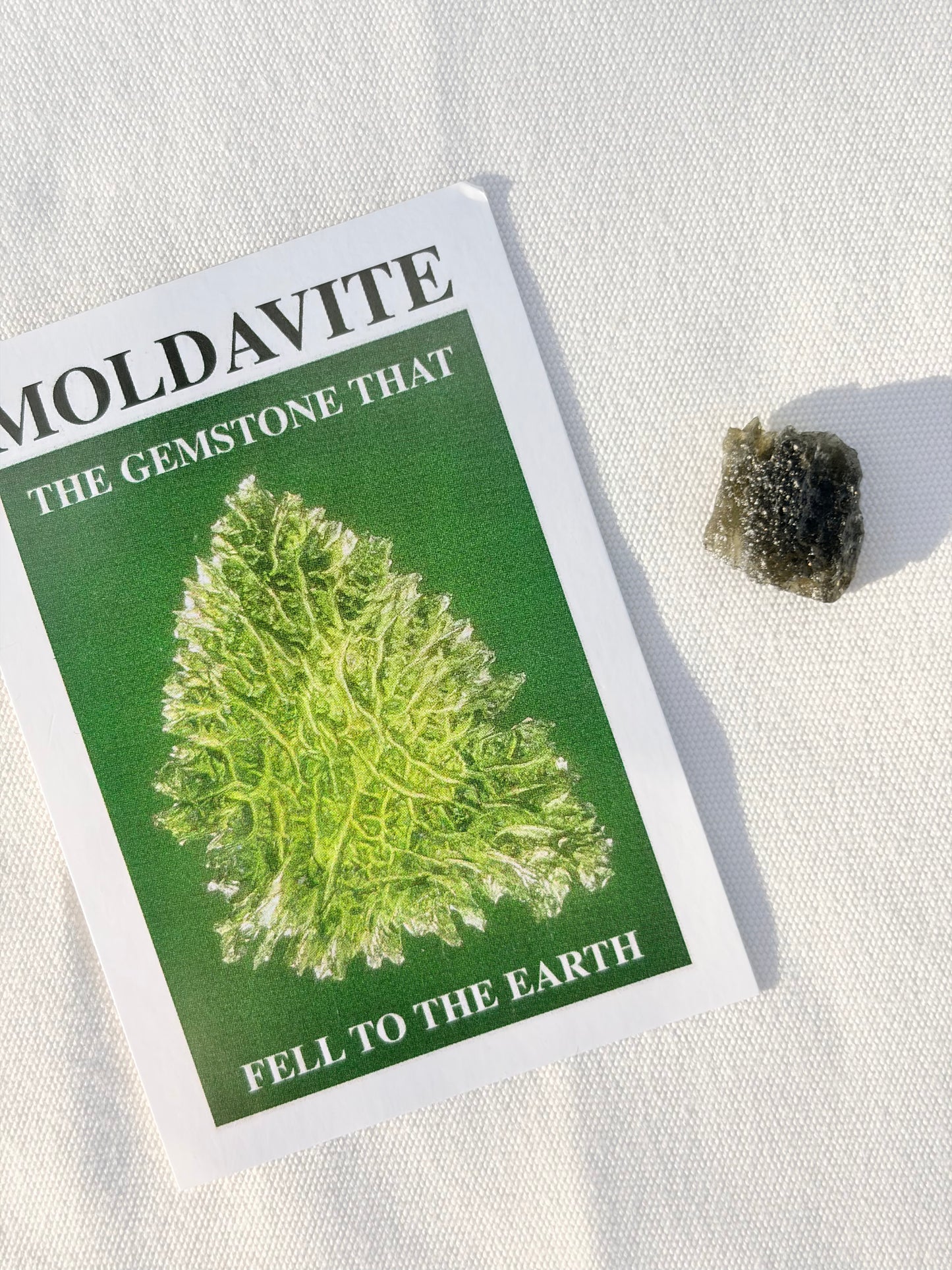 Organic Moldavite Specimen