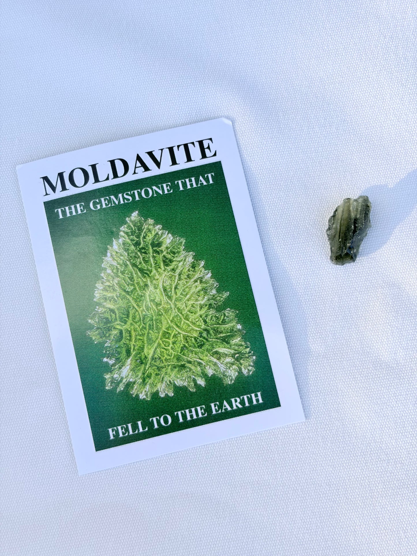 Organic Moldavite Specimen