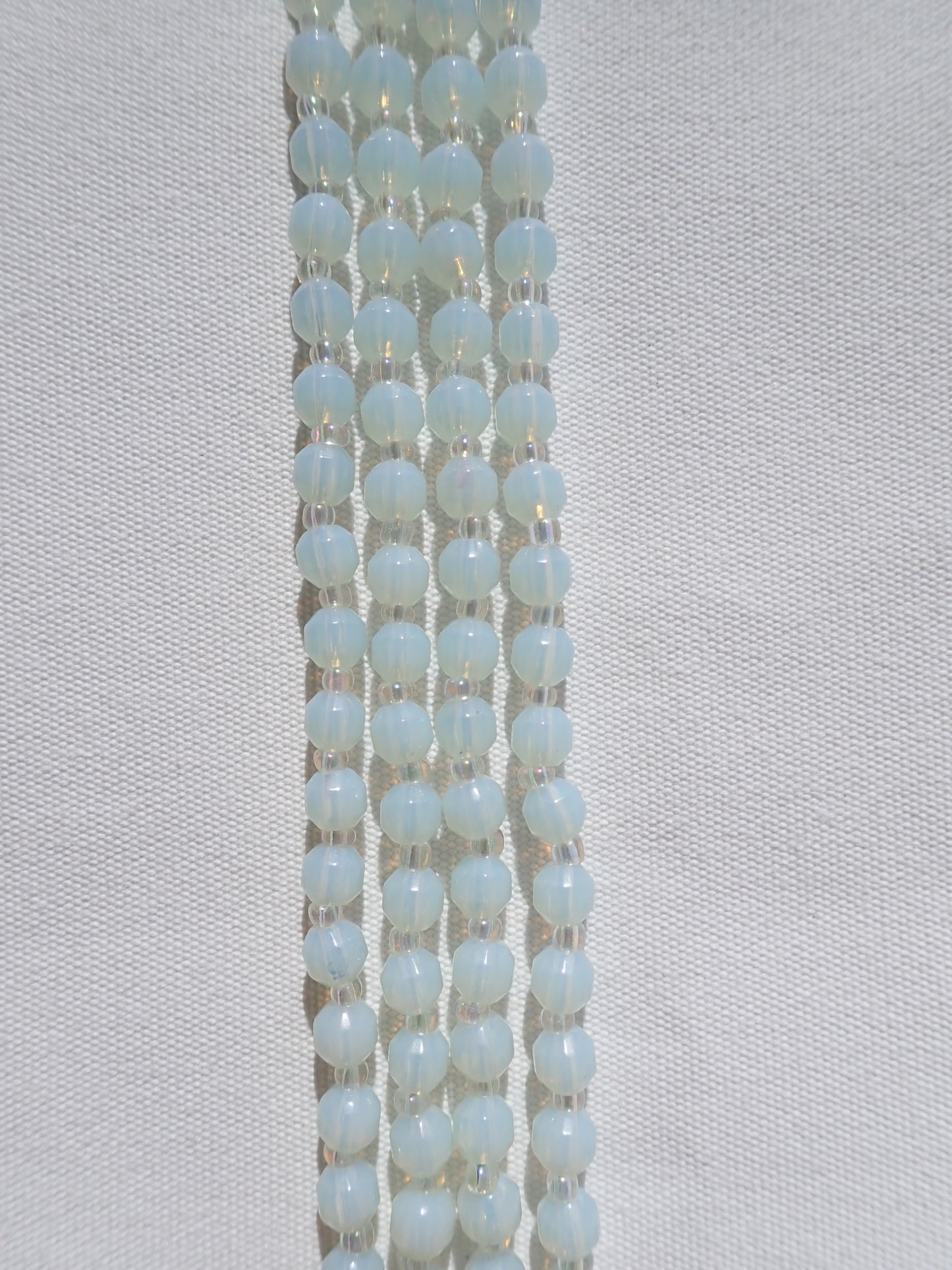 Faceted Opalite Bicone Beads