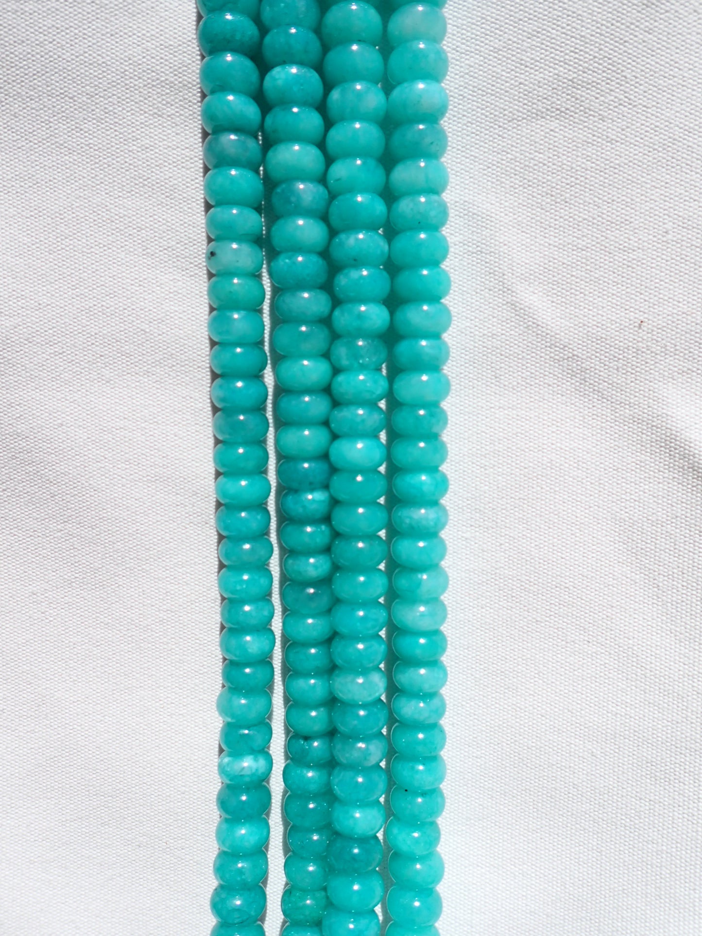 Dyed Jade Rondelle Beads