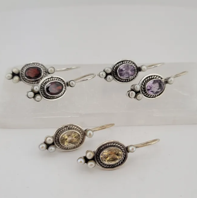 S.S. Seed Pearl Drop Earring Assortment