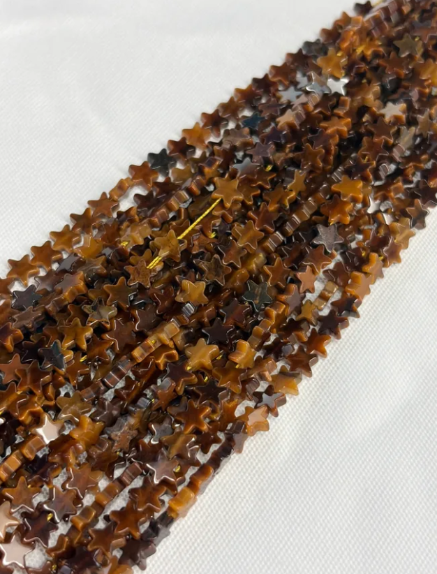 Tiger Eye Star Beads