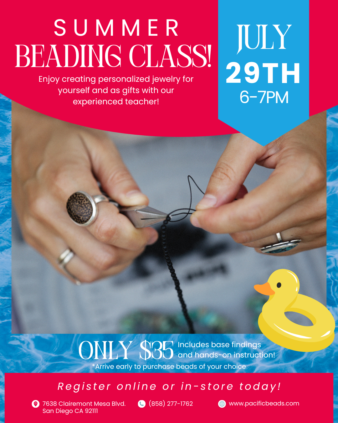 Beading Class 7/29