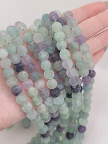 Matte Fluorite Beads