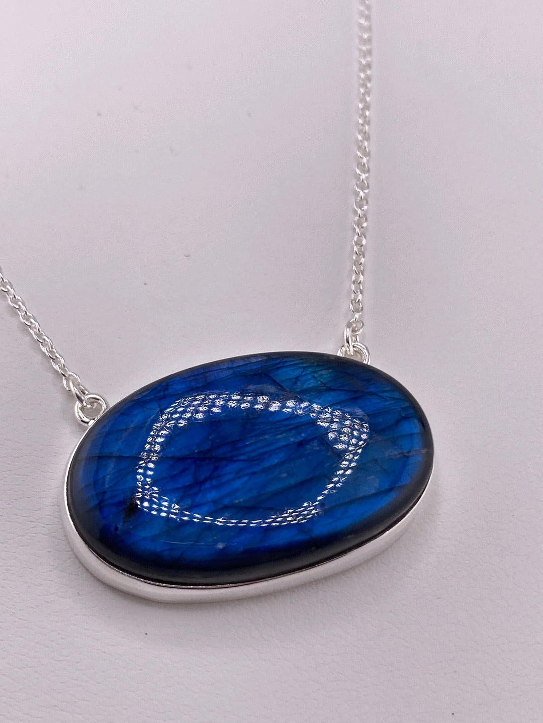 S.S. AAA Grade Blue Labradorite Necklaces