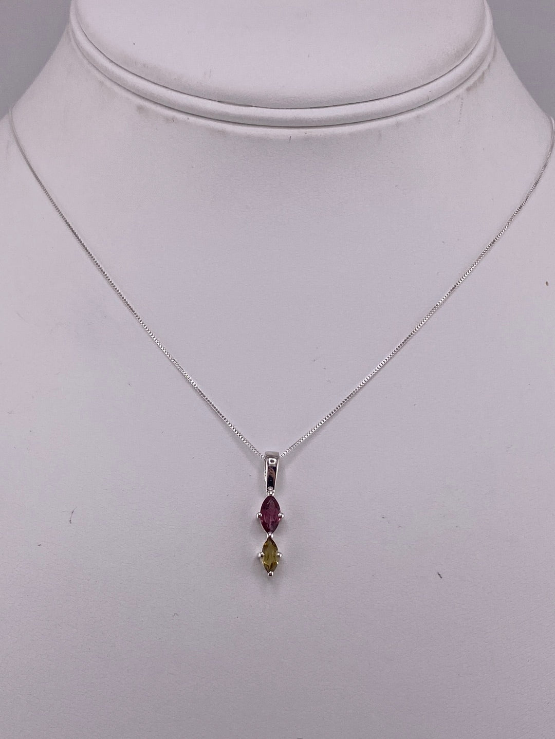 S.S. Pink and Gold Tourmaline Necklaces