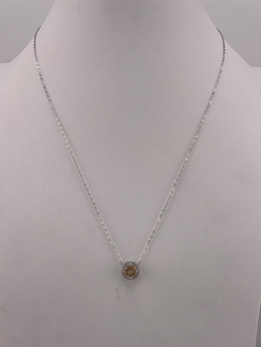 S.S. Citrine and Zircon Necklaces