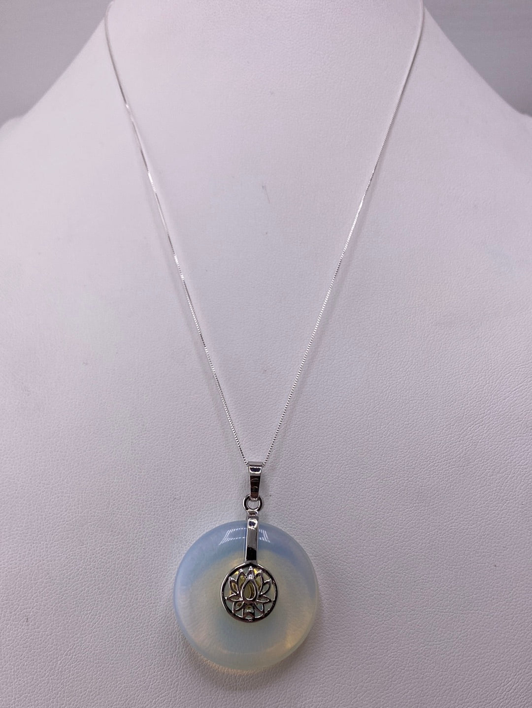 S.S. Opalite Lotus Necklaces