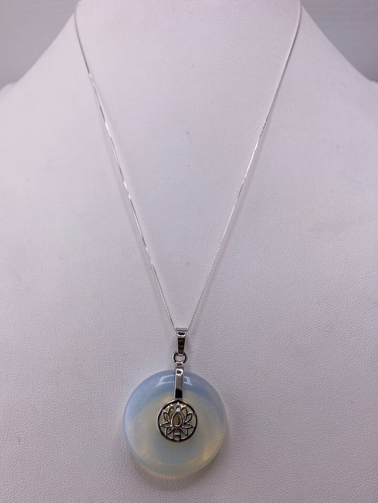 S.S. Opalite Lotus Necklaces