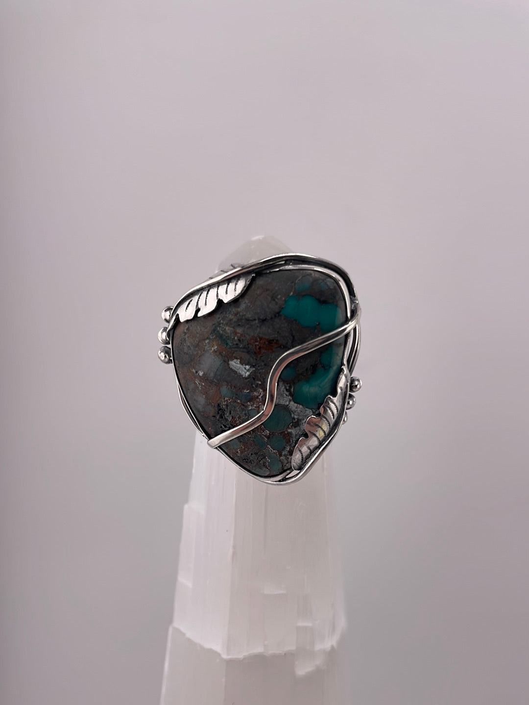 Sterling silver Shlomo designer ring available at wholesale and retail prices, only at our crystal shop in San Diego!