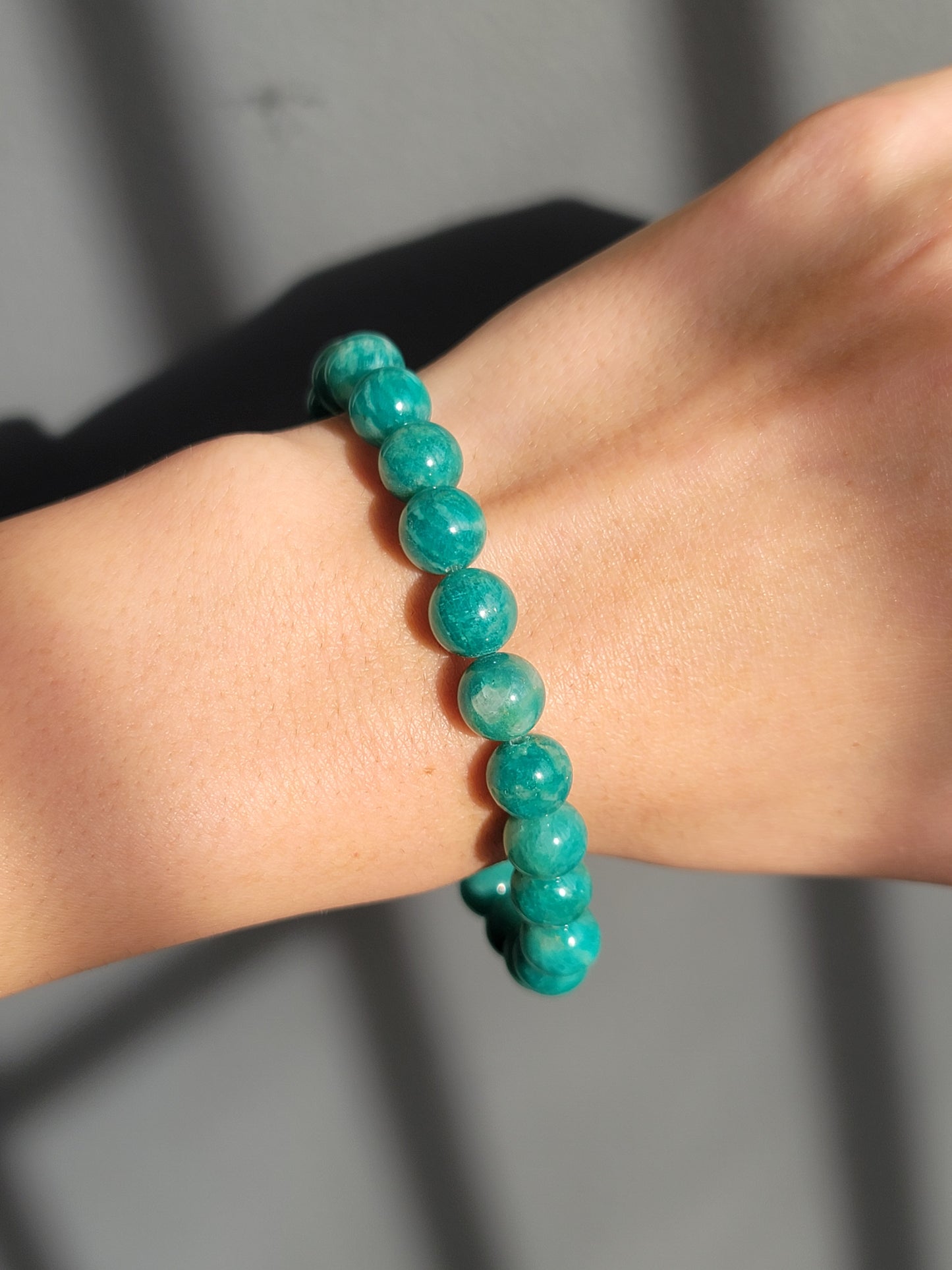 Green Amazonite Stretch Bracelets
