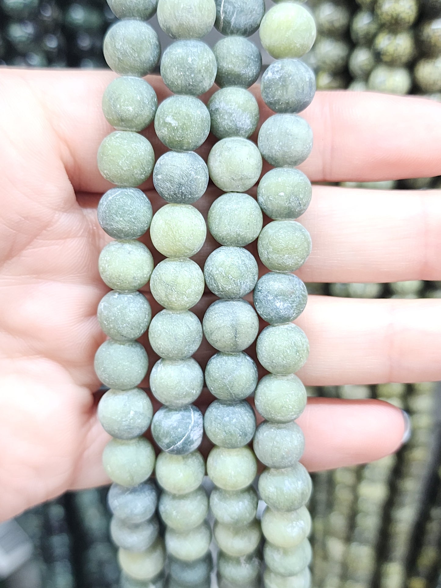 Matte Jade Beads