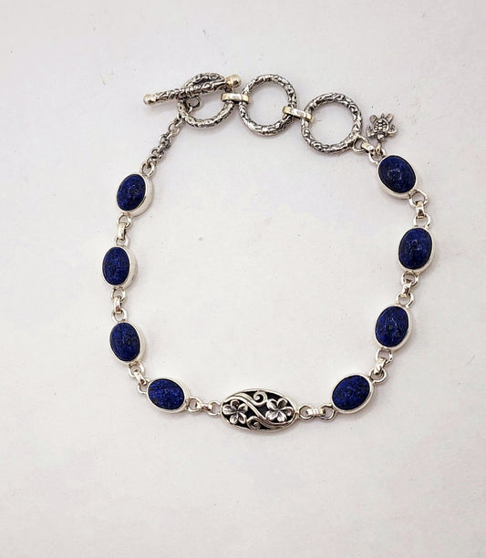 Shlomo designed lapis lazuli bracelet