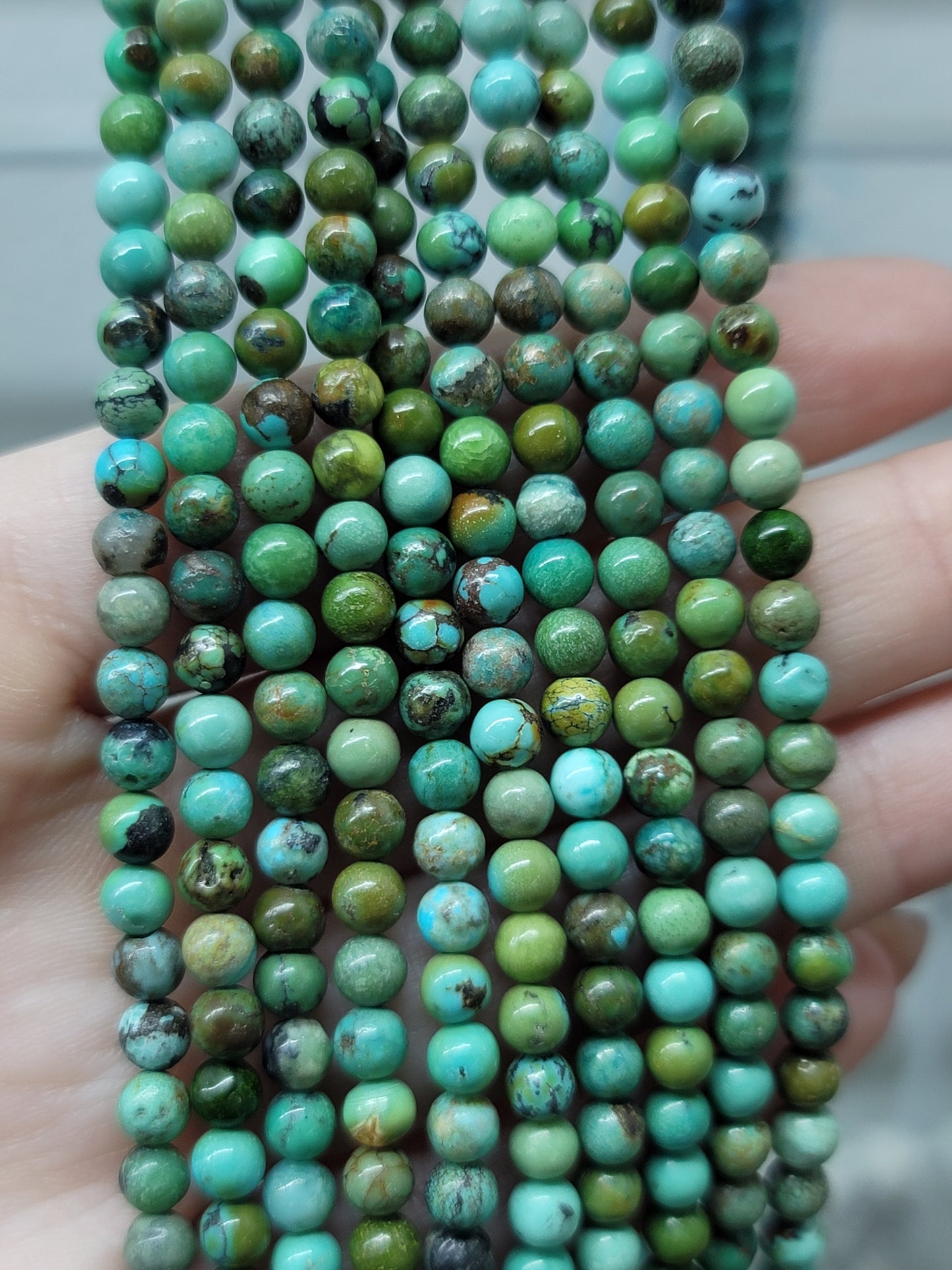 AA Green Turqiouse Beads