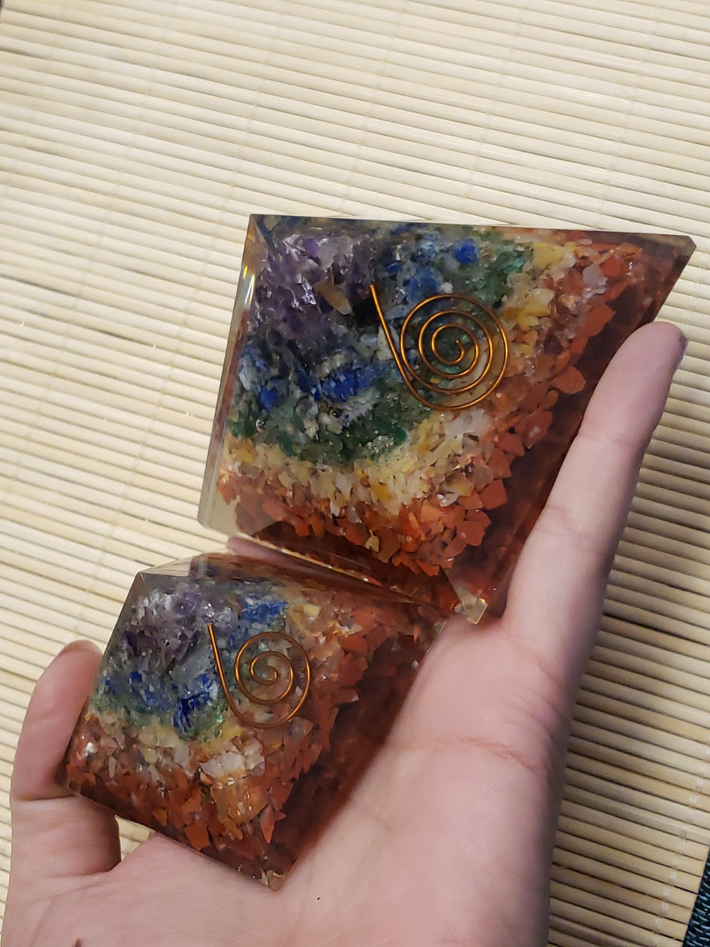Orgonite Chakra Pyramid