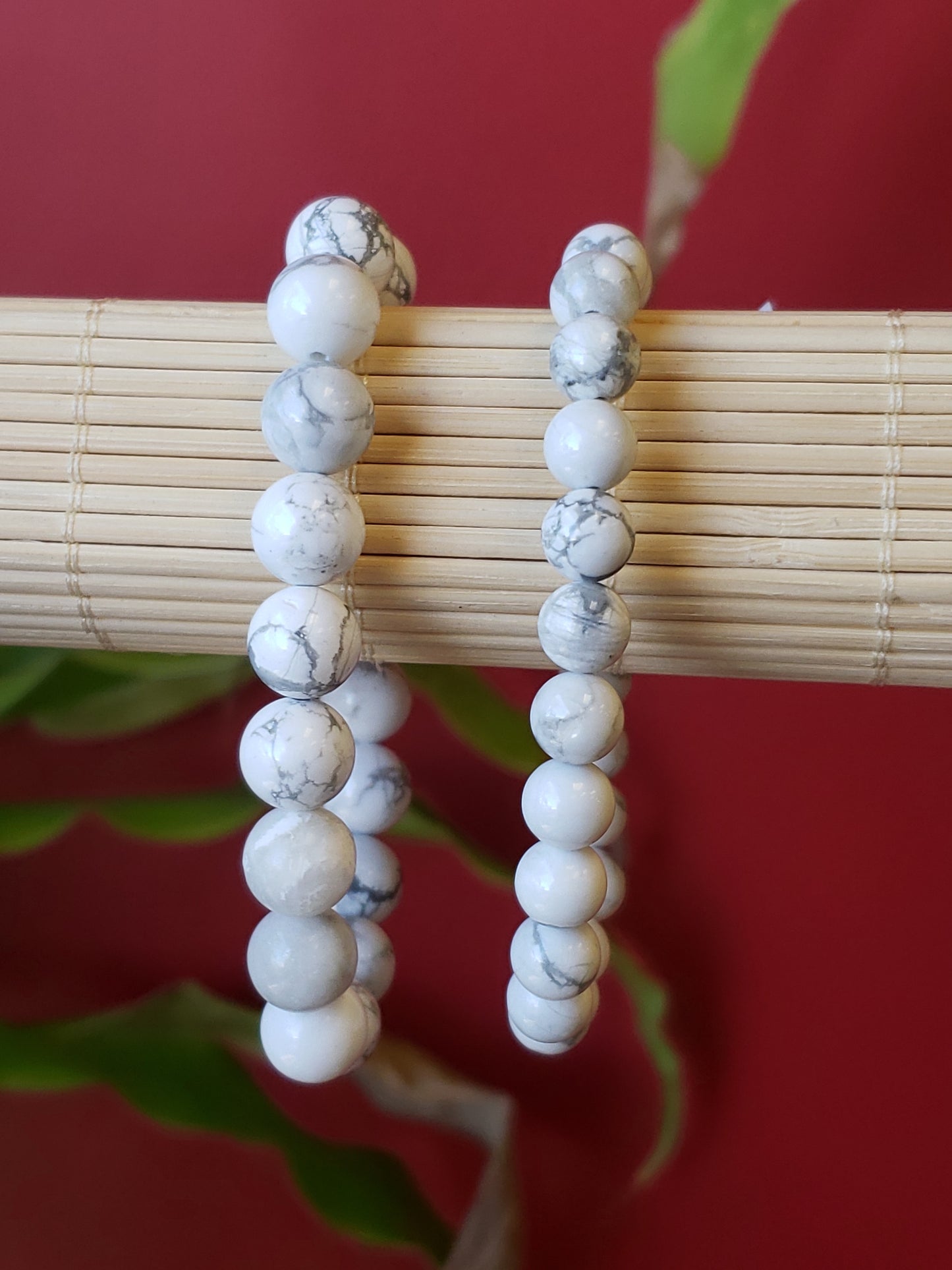 Howlite Stretch Bracelet