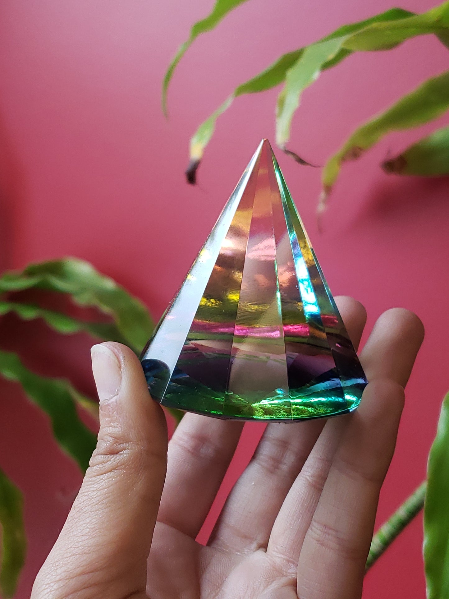 Faceted Cone Prism