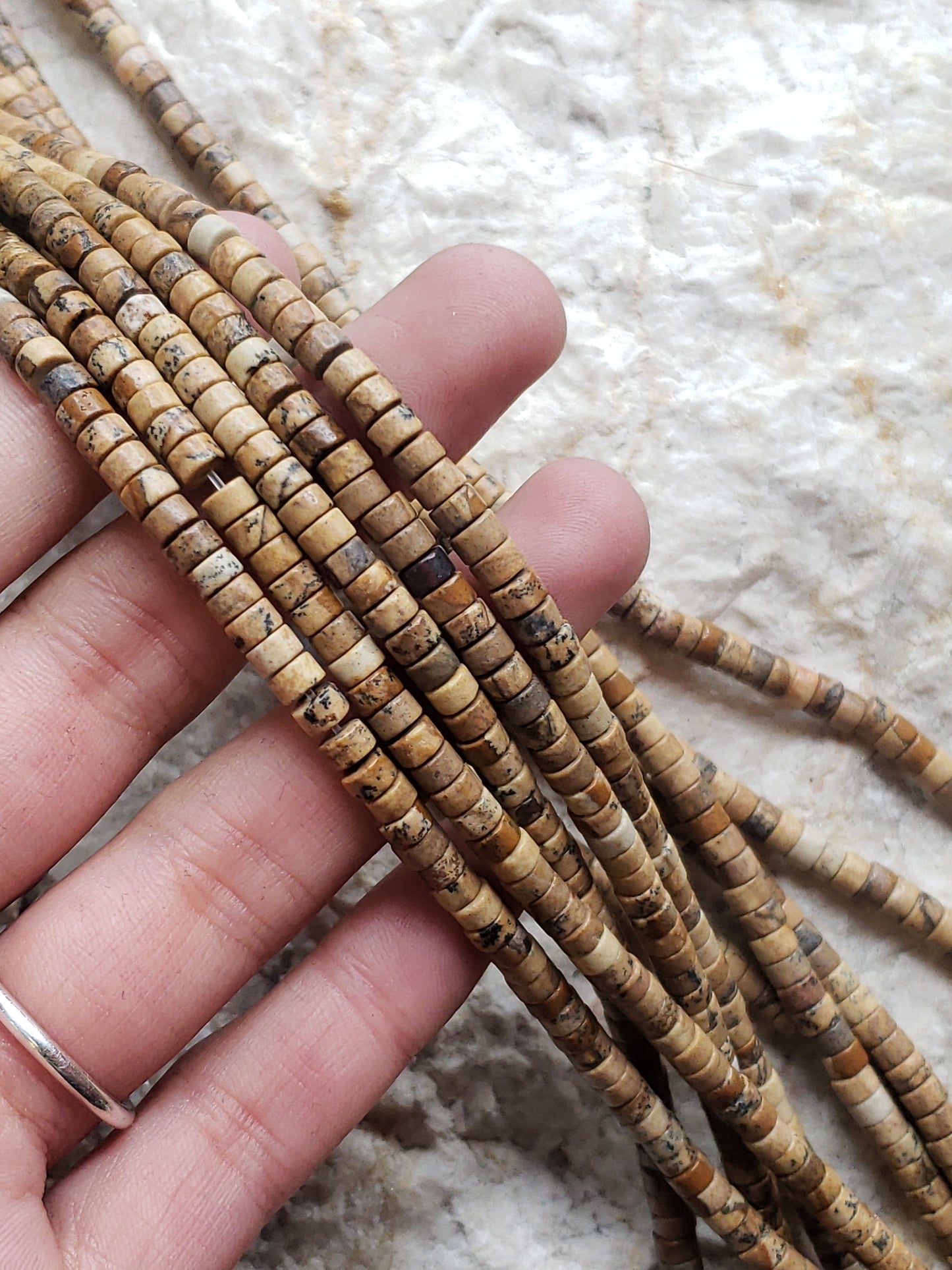 Picture Jasper Heishi Beads