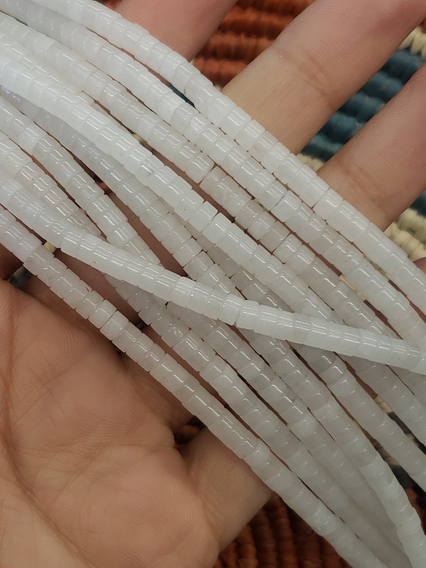 Clear Quartz Heishi Beads