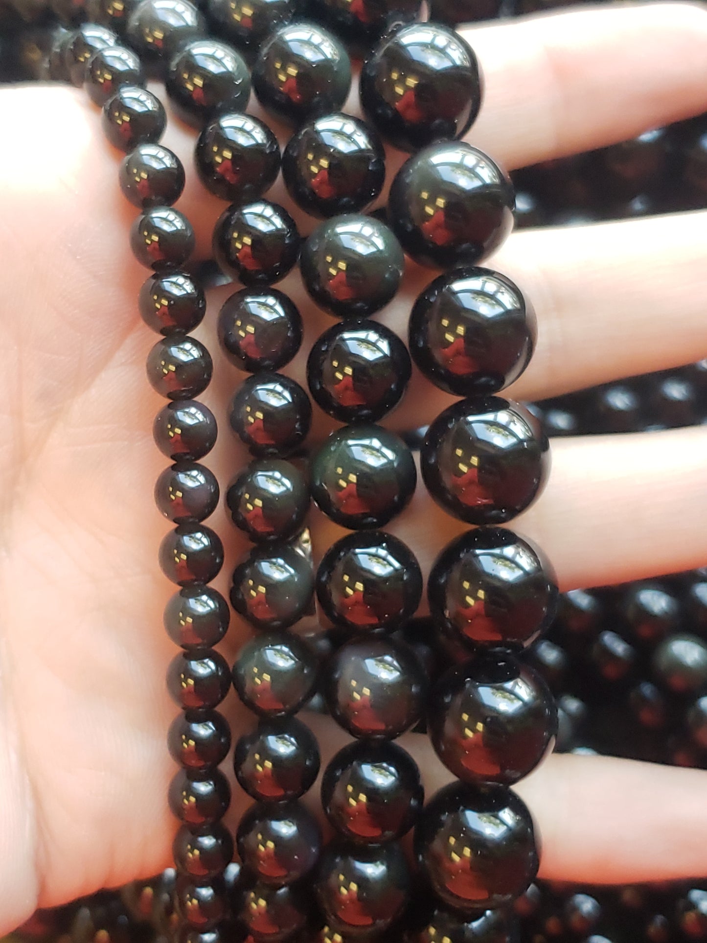 Rainbow Obsidian Beads