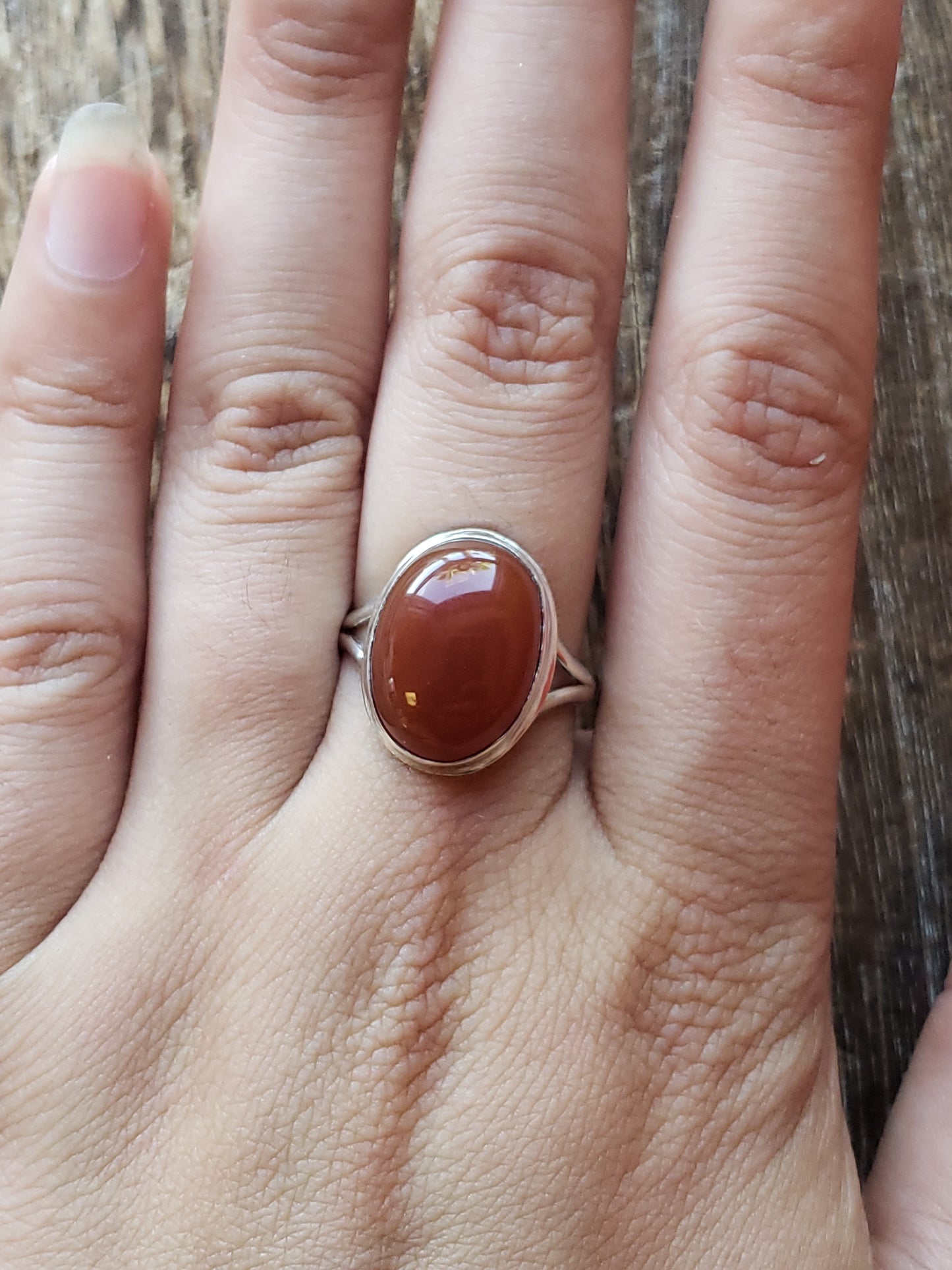 S.S. Oval Carnelian Rings