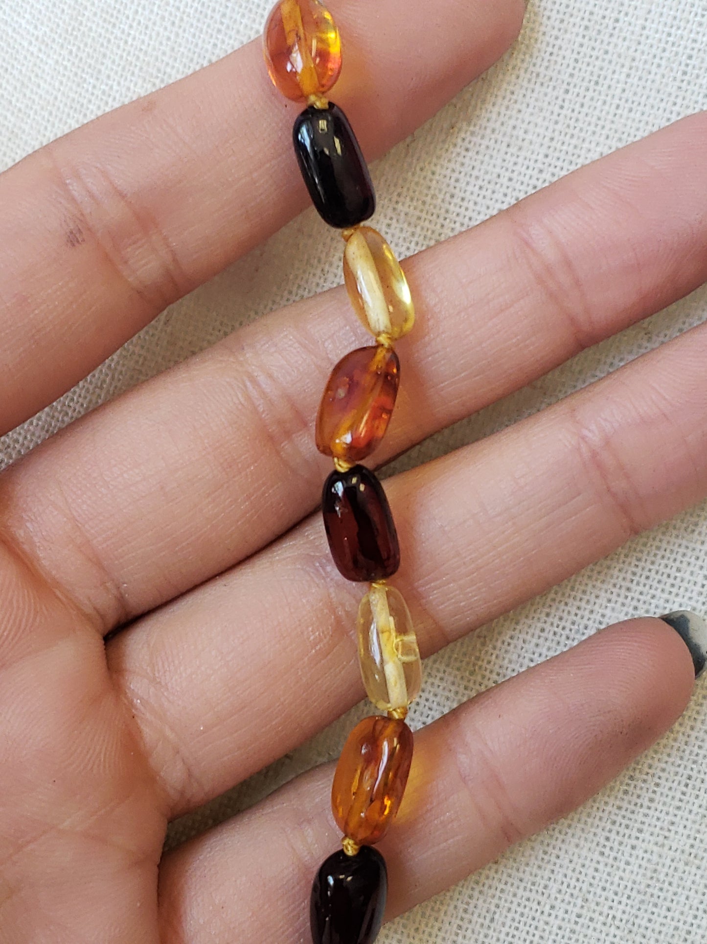 Multicolor Baltic Amber Necklace