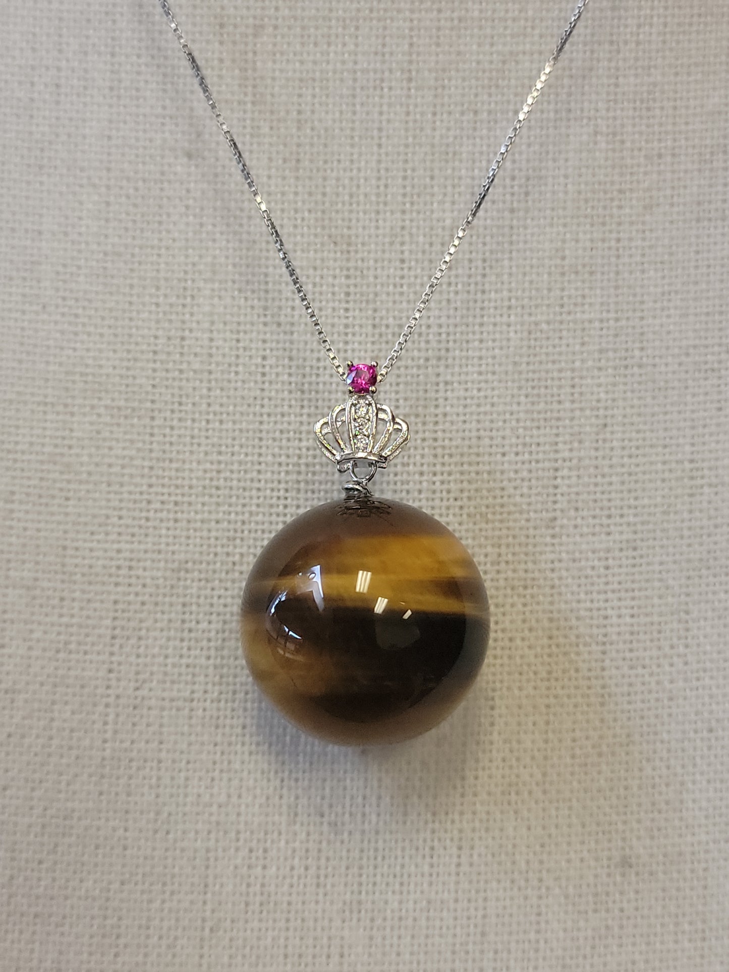 S.S. Queen Tiger Eye Necklaces