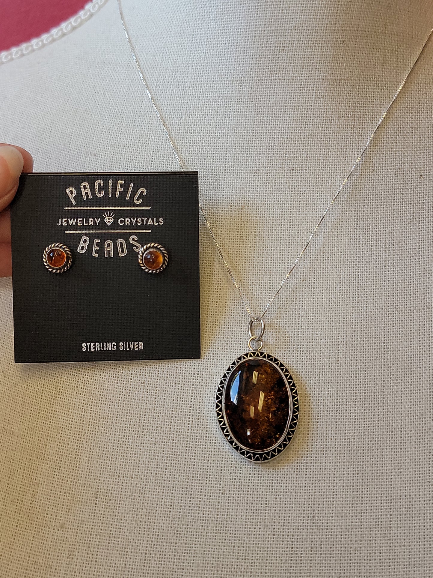 S.S. Amber Pendant