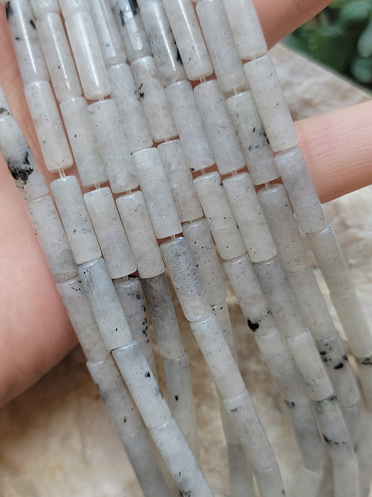 Crafting supplies such as labradorite tube beads available at wholesale and retail prices, only at our crystal shop in San Diego!