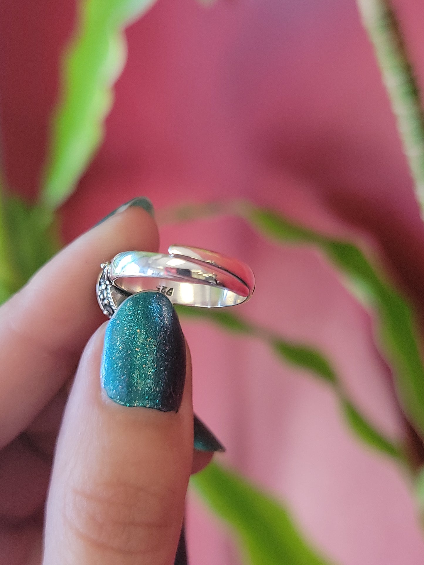 S.S. Adjustable Baltic Amber Rings