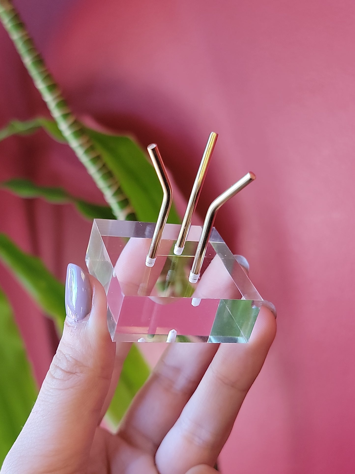 Acrylic Golden Crystal Stands 1.5"