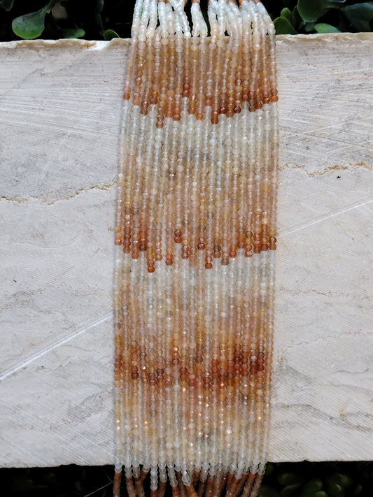 Crafting supplies such as moonstone beads available at wholesale and retail prices, only at our crystal shop in San Diego!