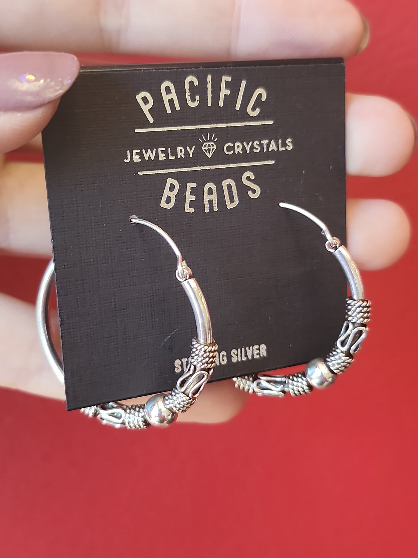S.S. Balinese Hoop Earrings