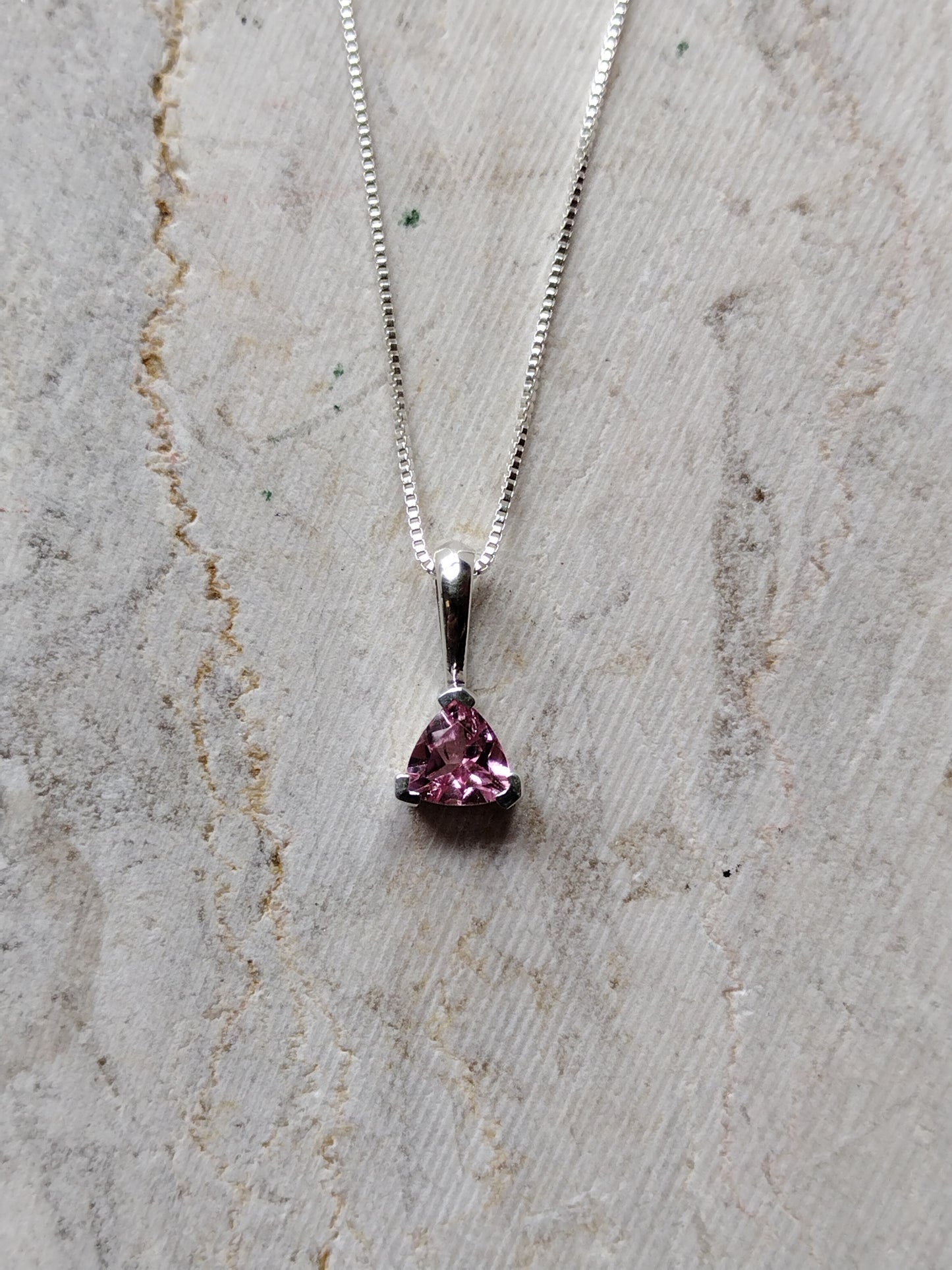 S.S. Faceted Pink Tourmaline Necklaces
