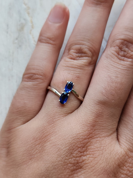 S.S. AAA Grade Faceted Kyanite Rings