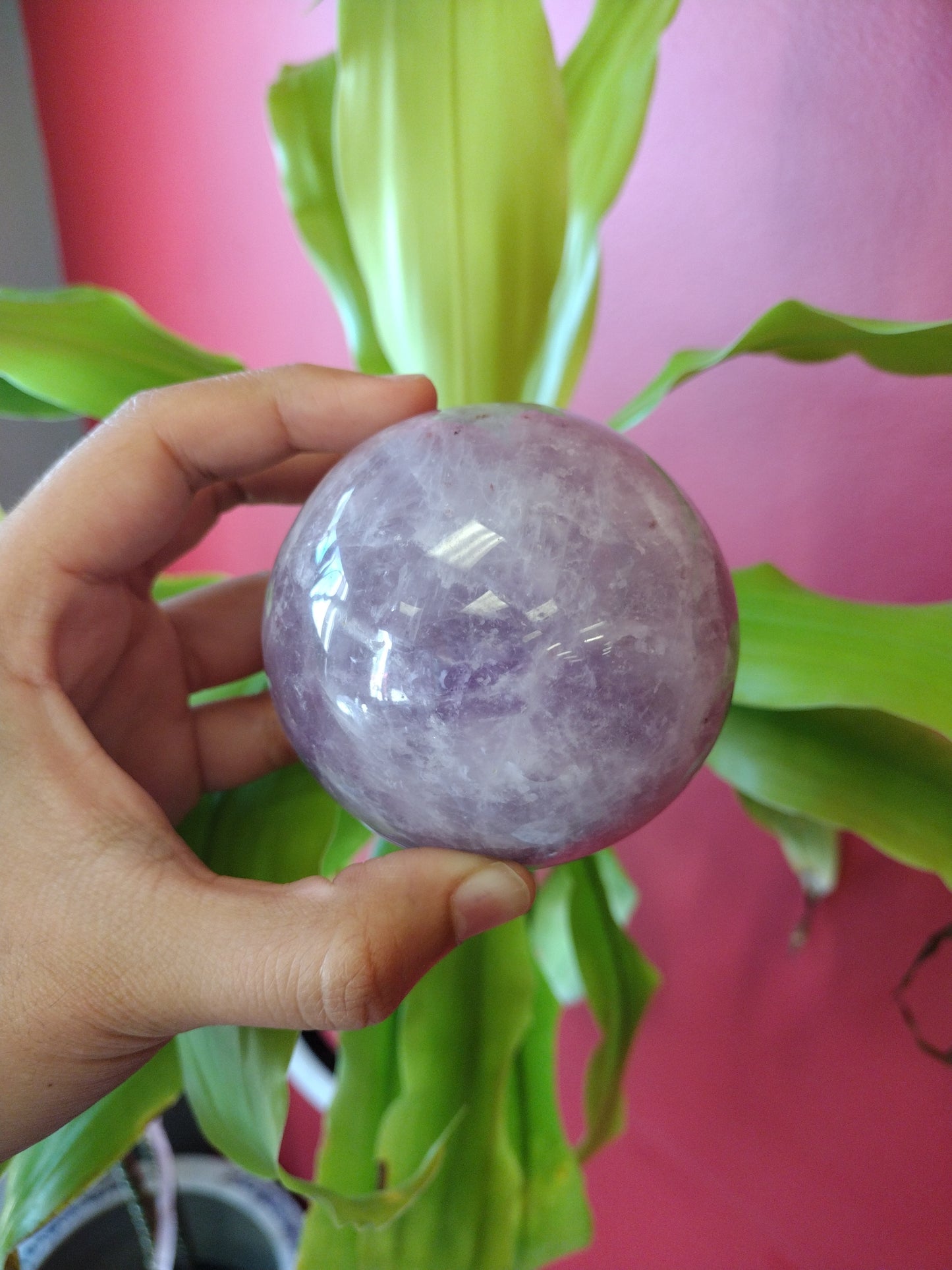 Rose De France Amethyst Spheres