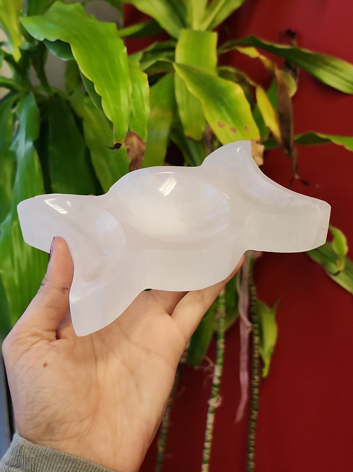 Triple Goddess Selenite Bowls