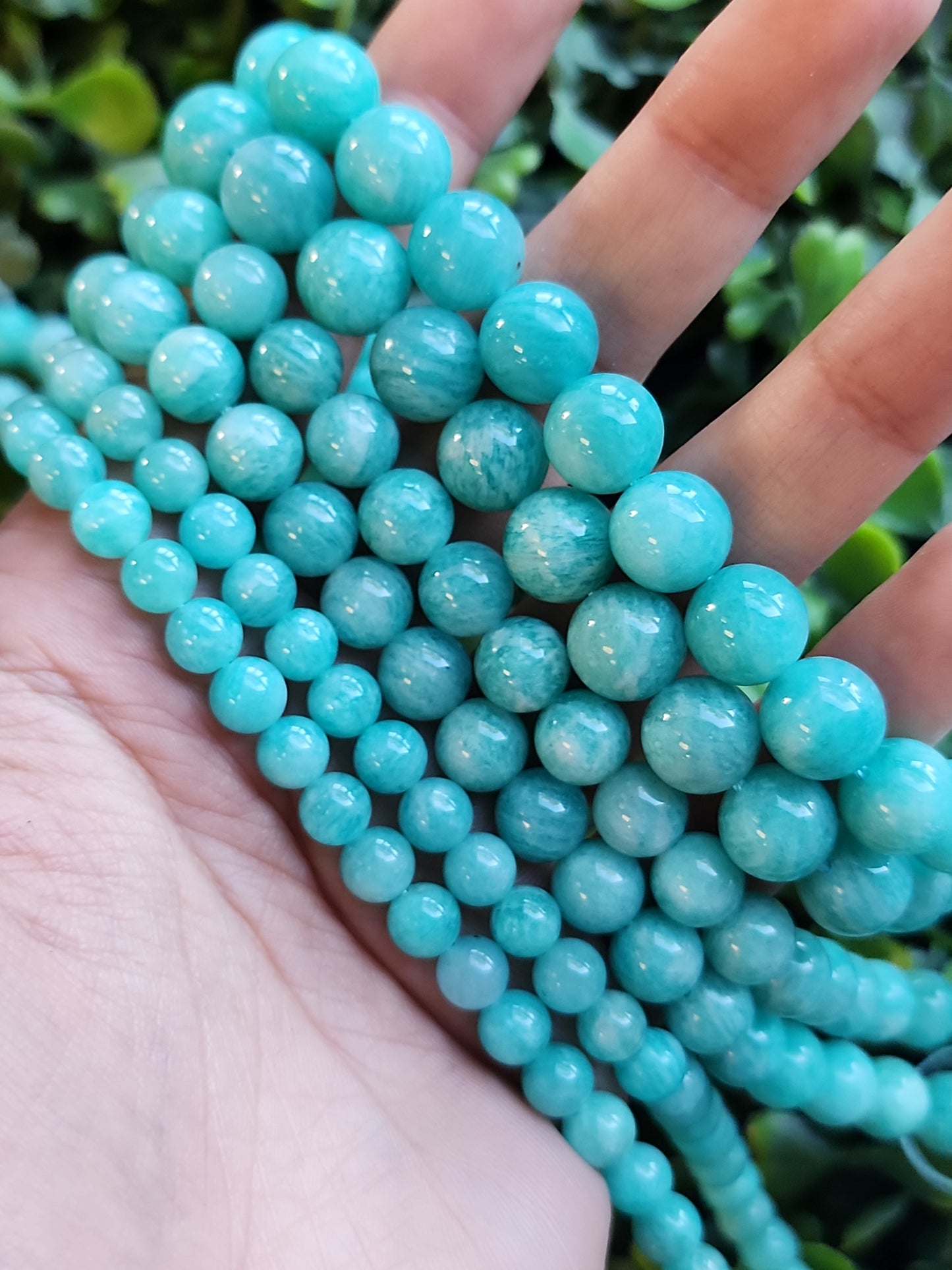 Green Amazonite Beads