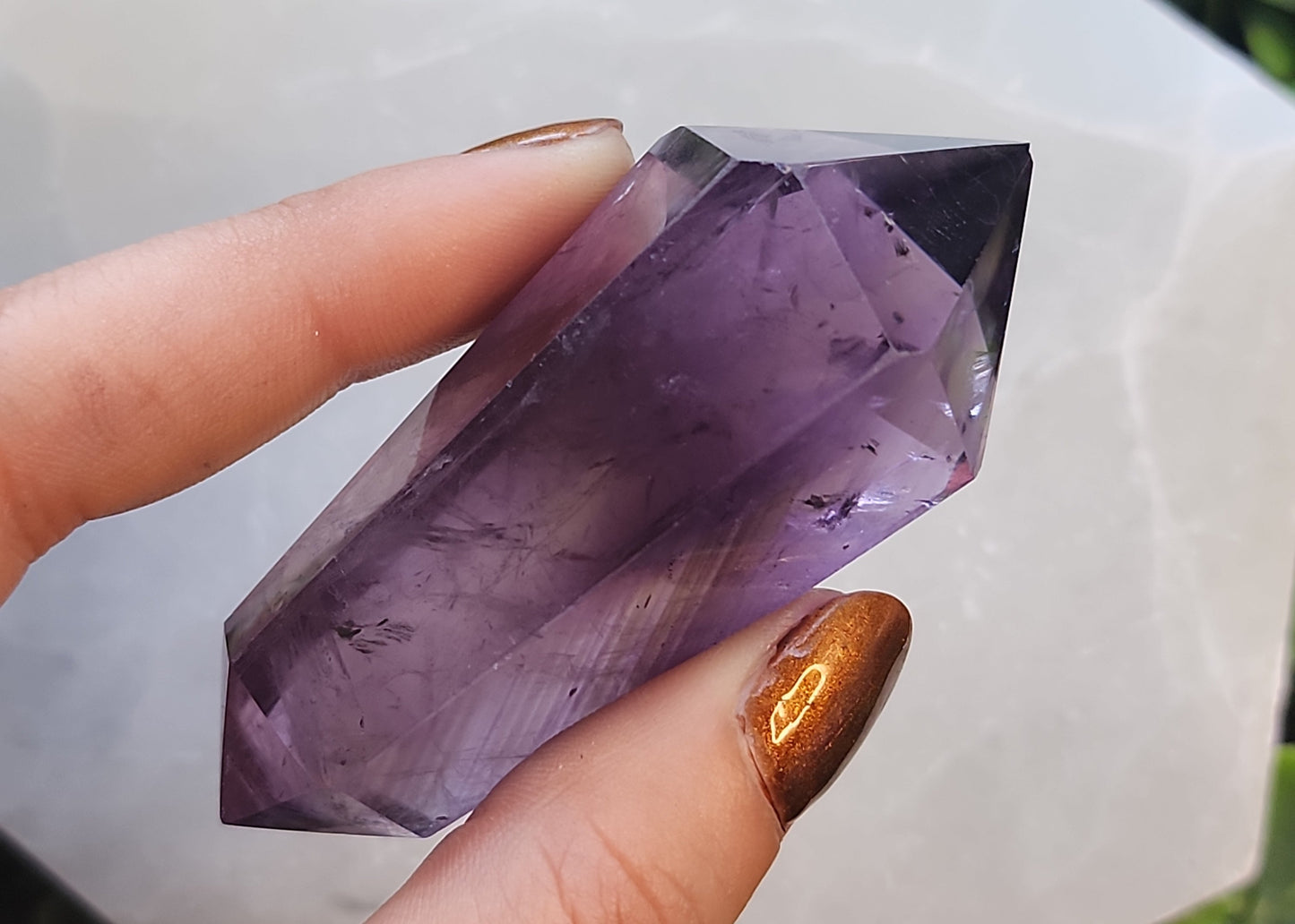 Pacific Beads has double terminated amethyst
