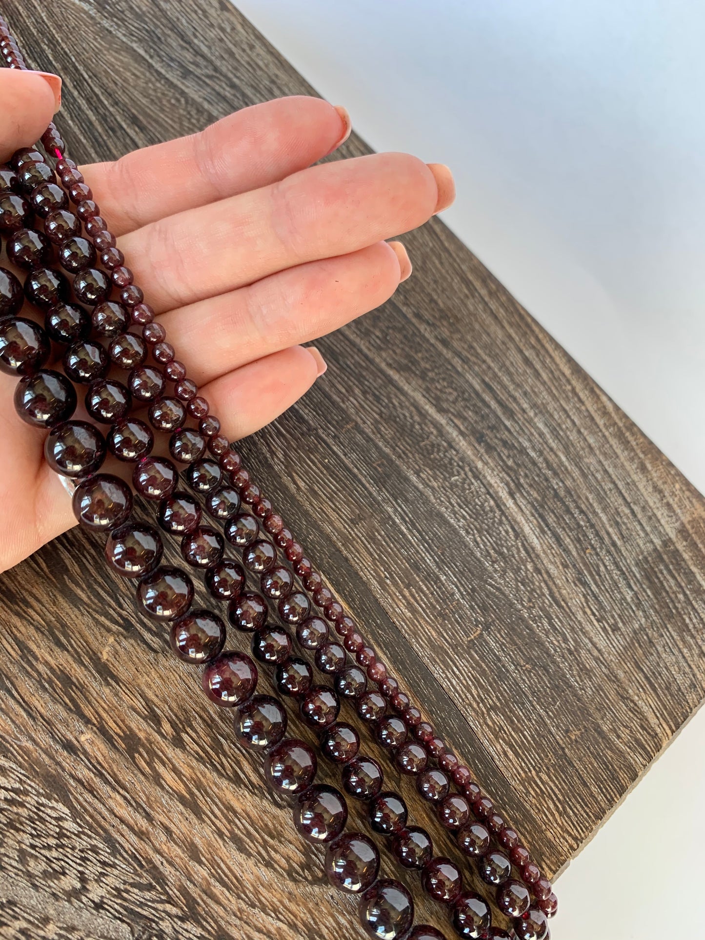 Garnet Beads