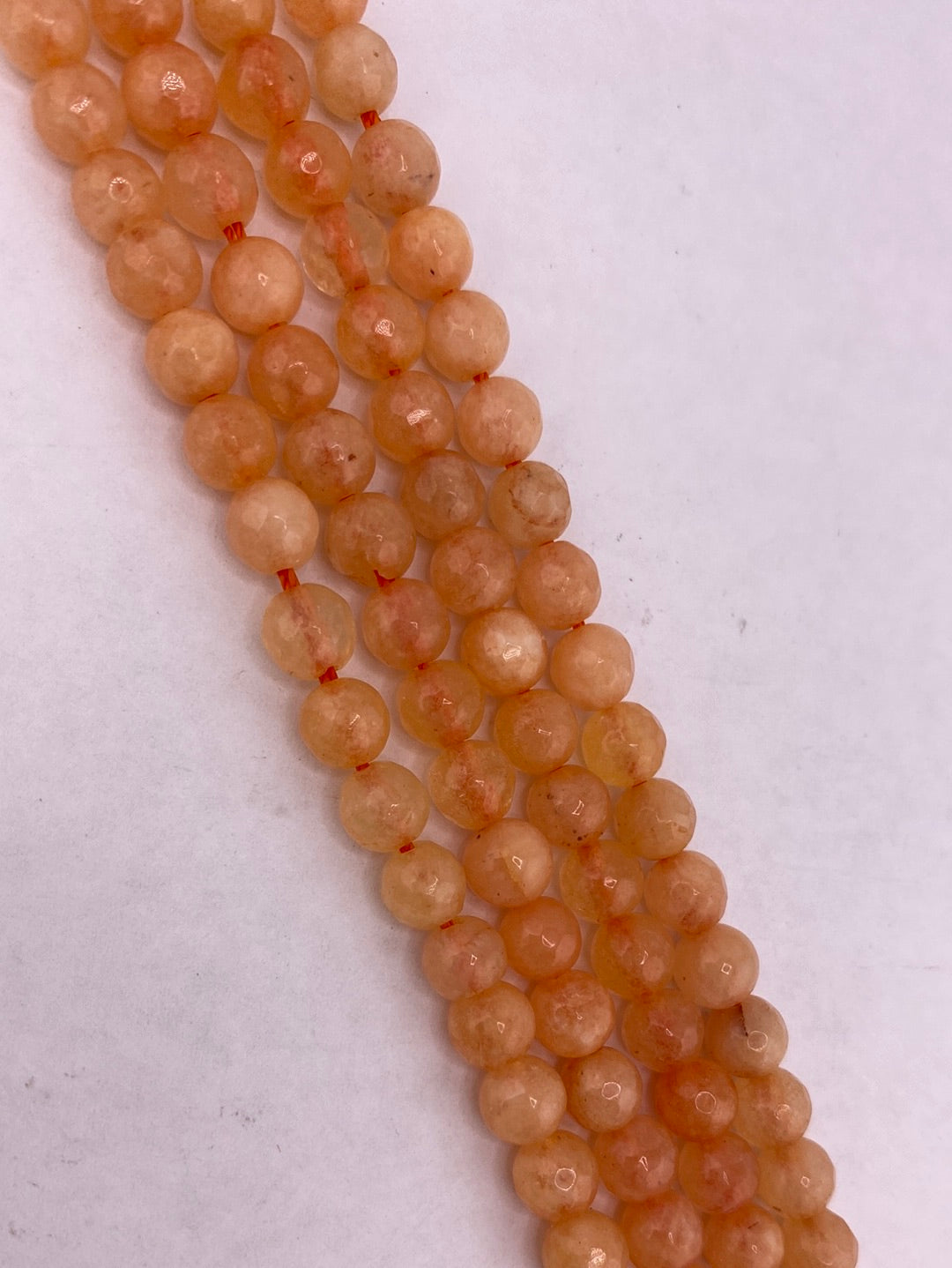 Crafting supplies such as faceted agate beads available at wholesale and retail prices, only at our crystal shop in San Diego!