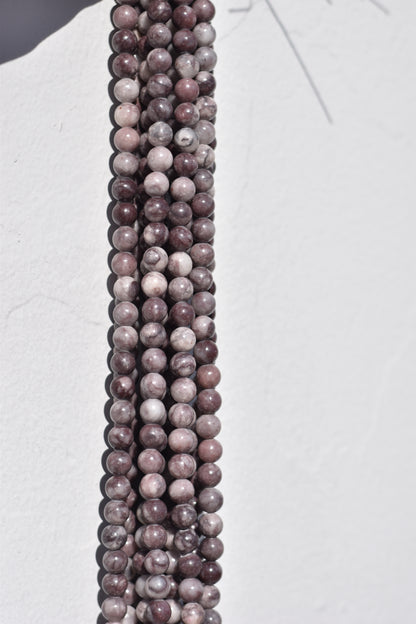 Royal Plum Jasper Beads