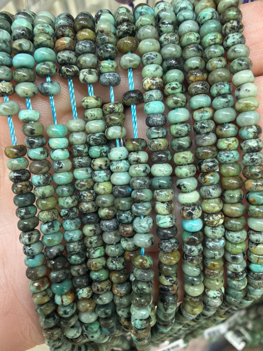 Turquoise Rondelle Beads