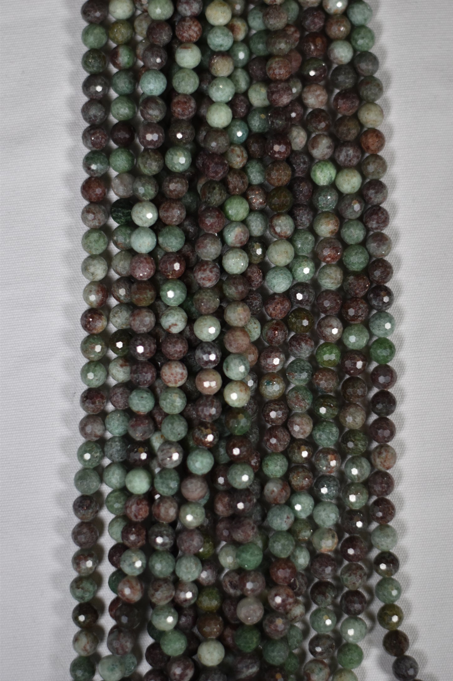 Faceted Green Opal Beads