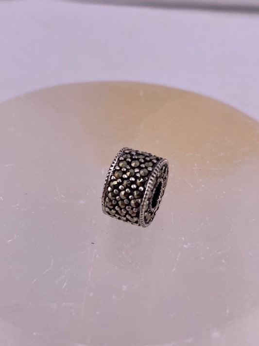 S.S. Single Marcasite Spacer Beads