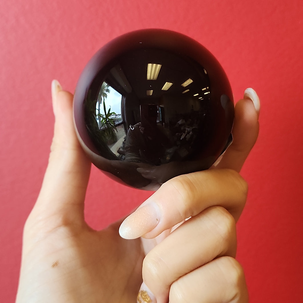 Black Obsidian Spheres 2.5
